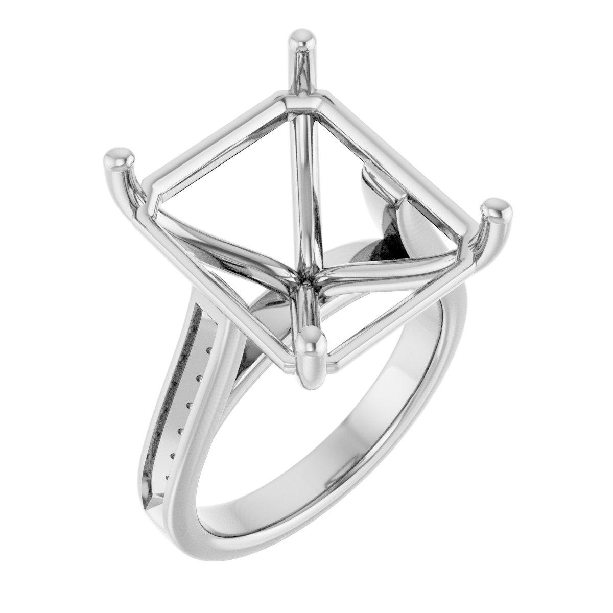 Accented Engagement Ring