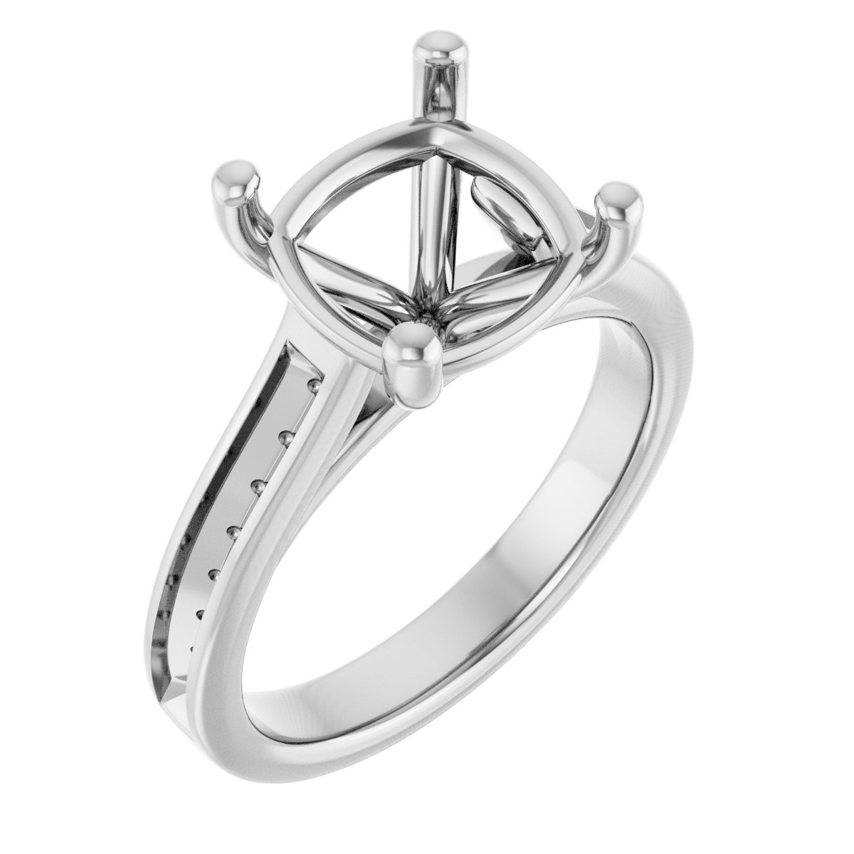 Accented Engagement Ring