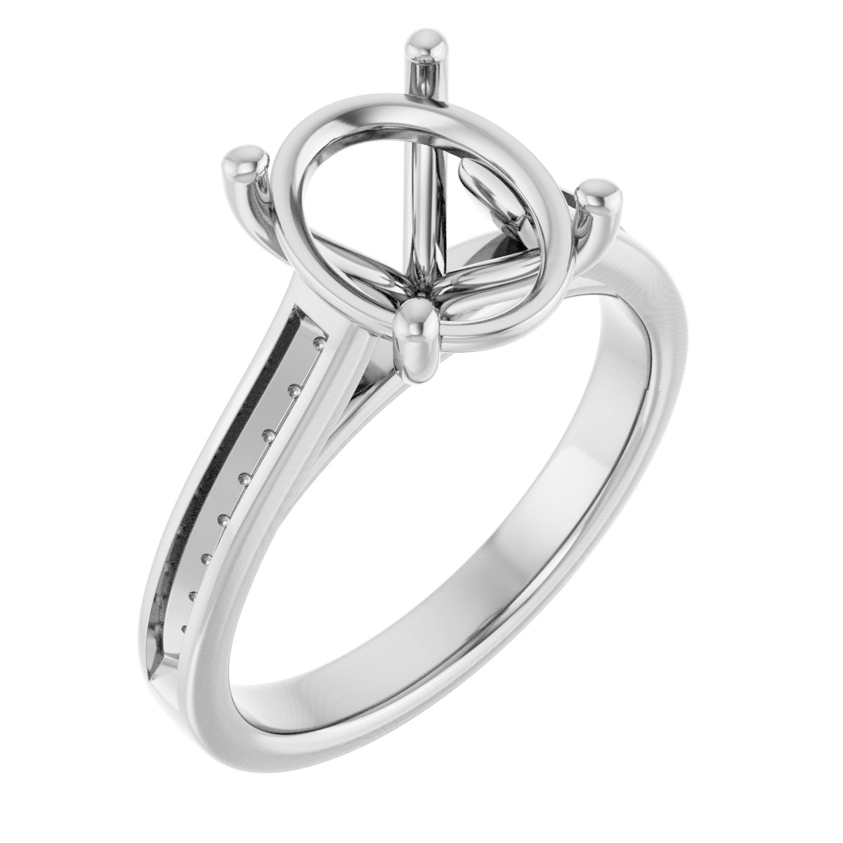Accented Engagement Ring