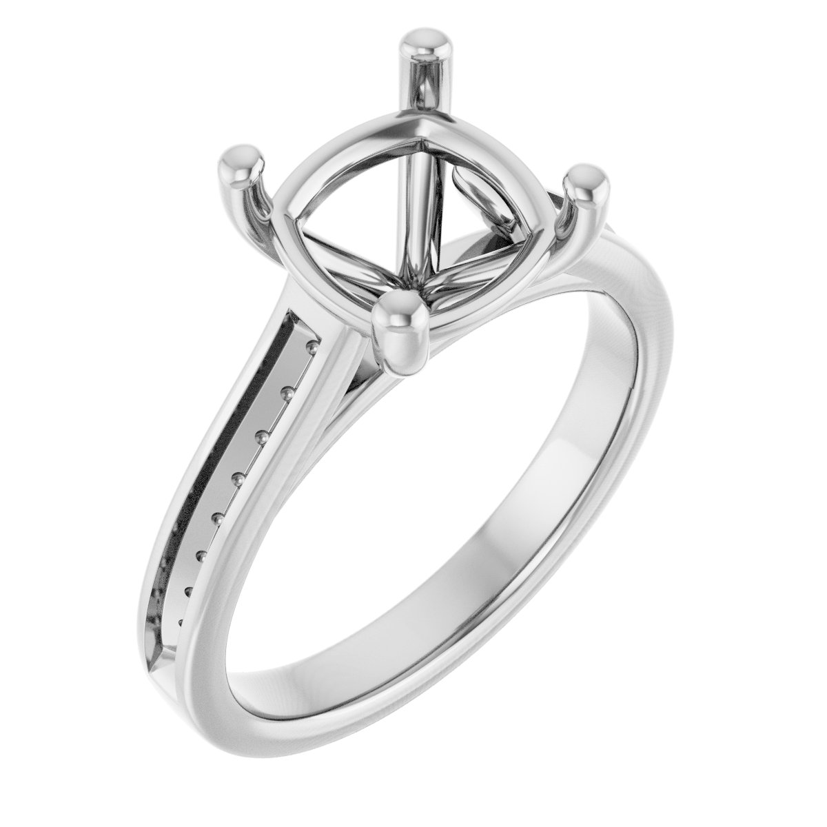 Accented Engagement Ring