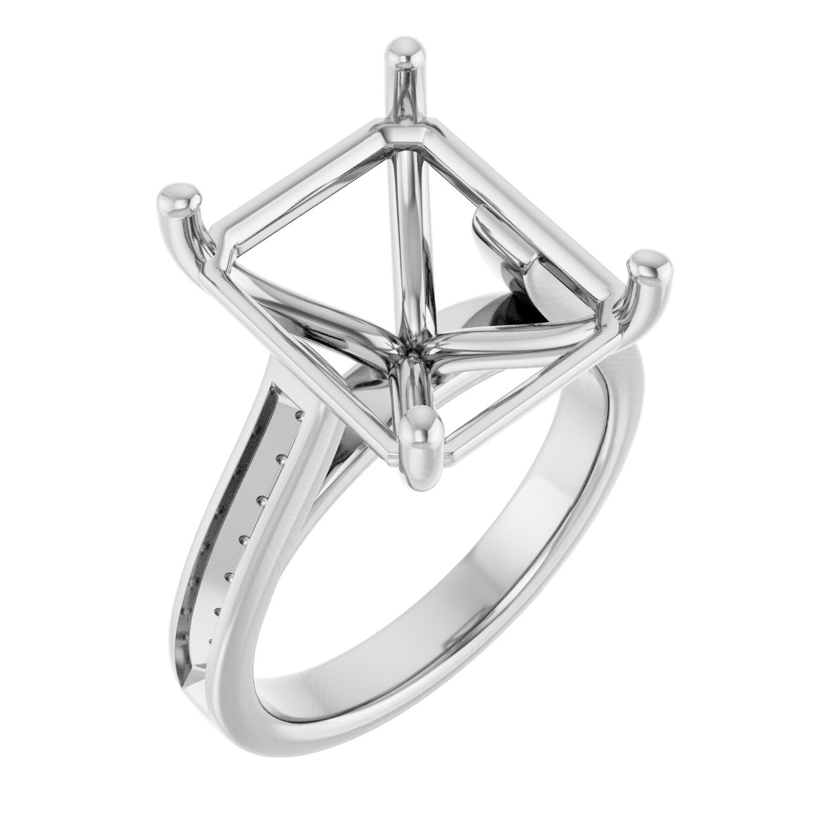 Accented Engagement Ring