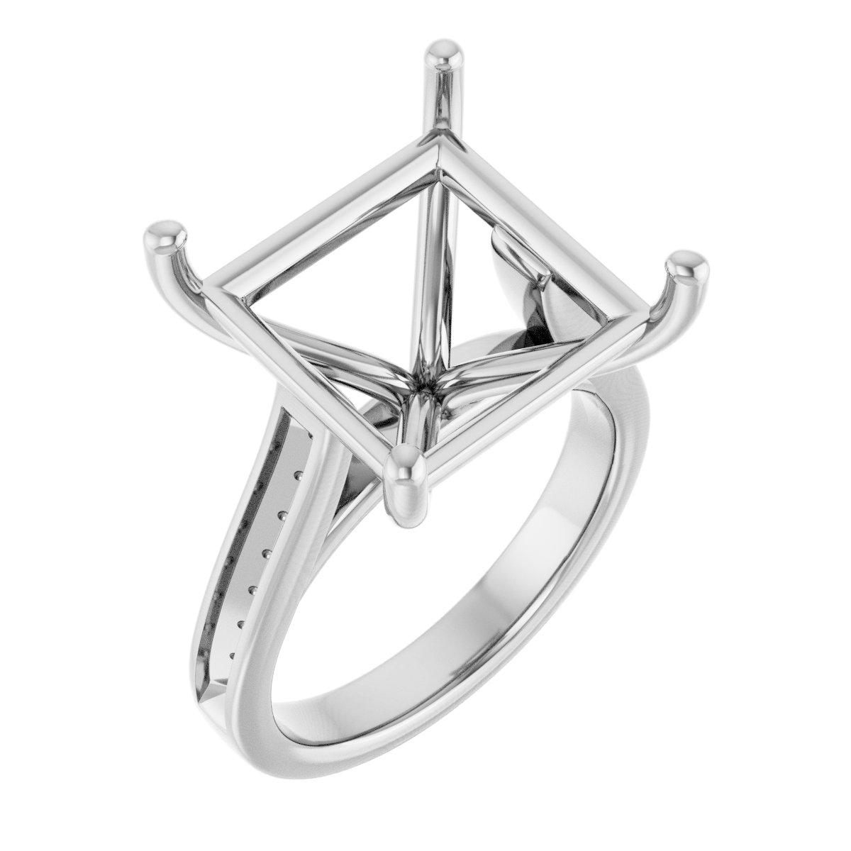 Accented Engagement Ring