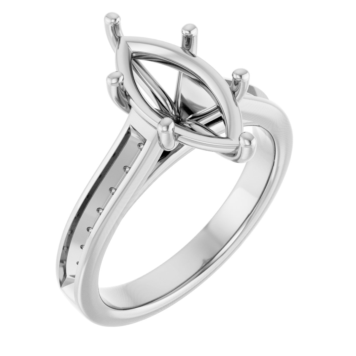 Accented Engagement Ring
