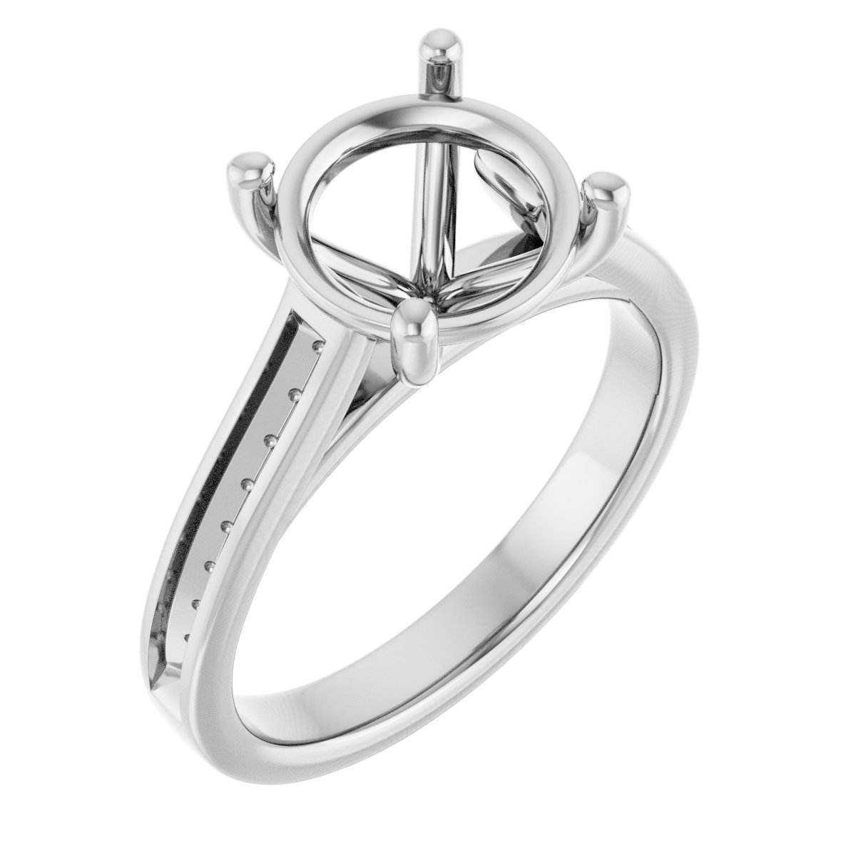 Accented Engagement Ring