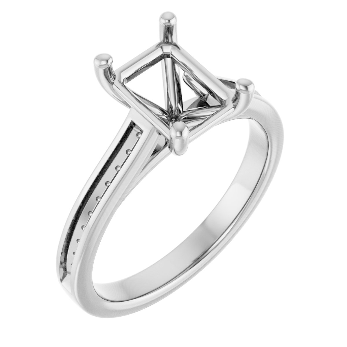 Accented Engagement Ring