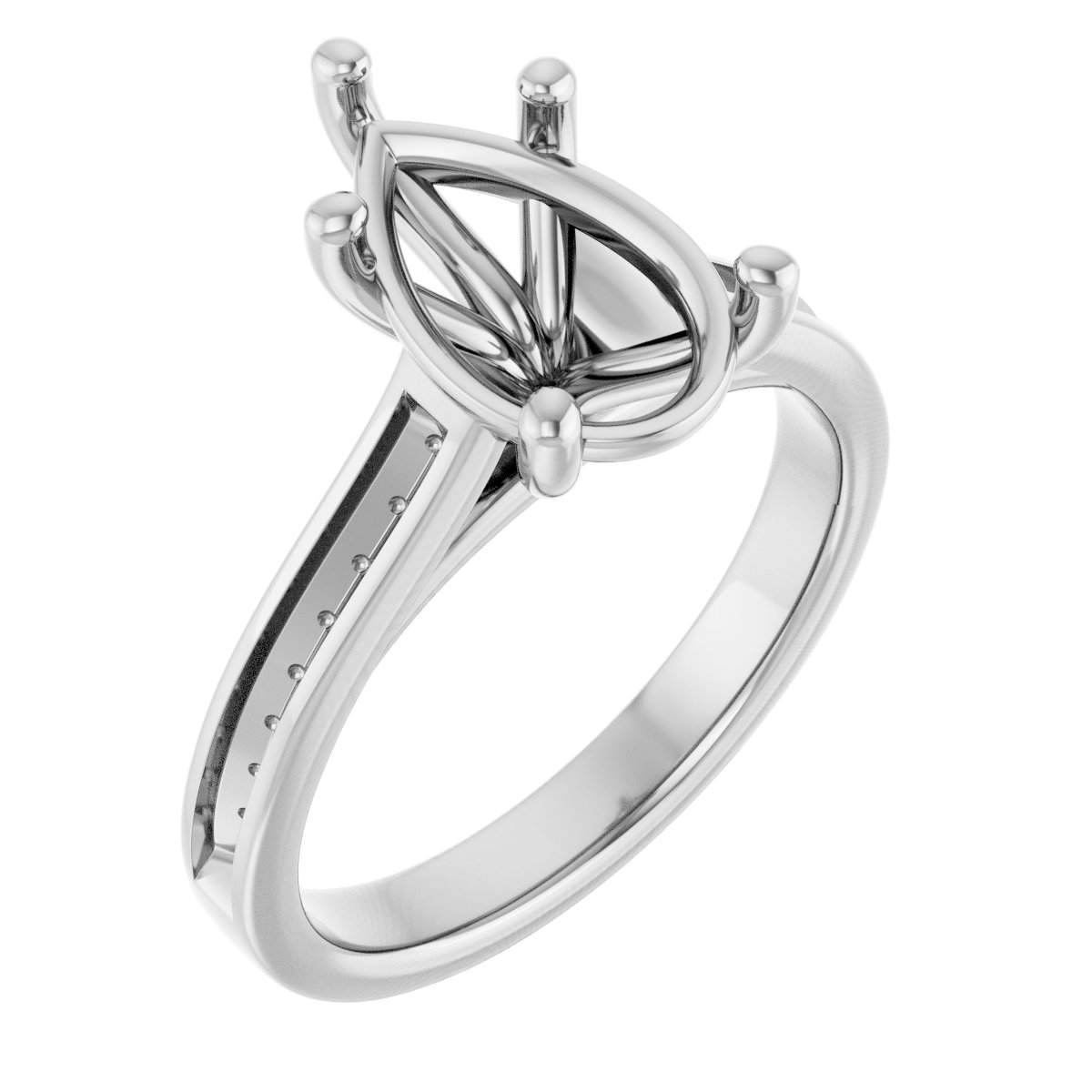 Accented Engagement Ring