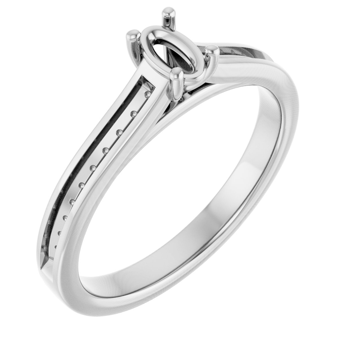 Accented Engagement Ring