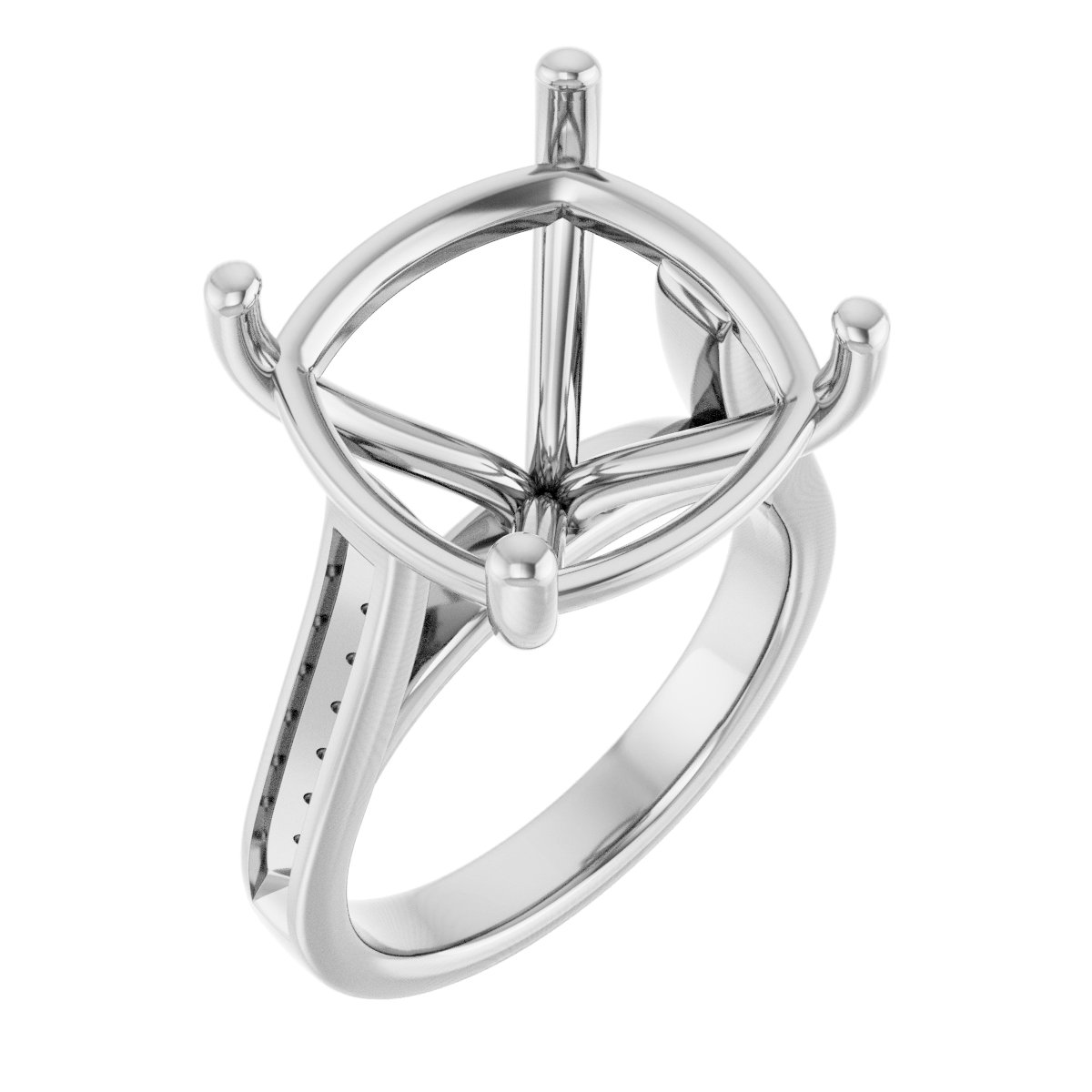 Accented Engagement Ring