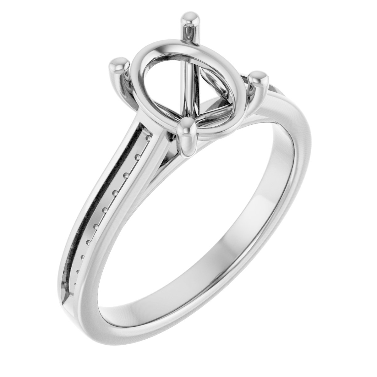 Accented Engagement Ring