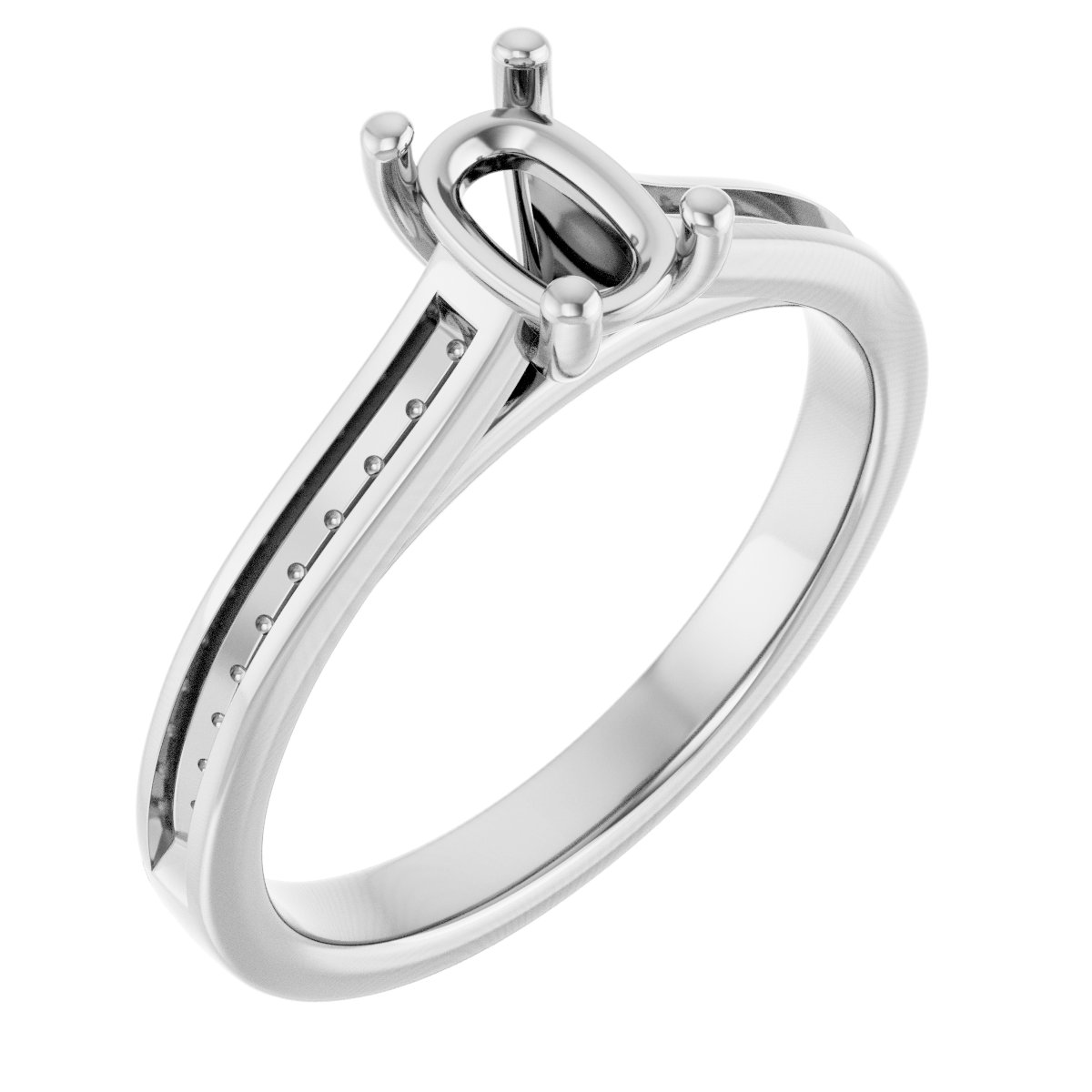 Accented Engagement Ring