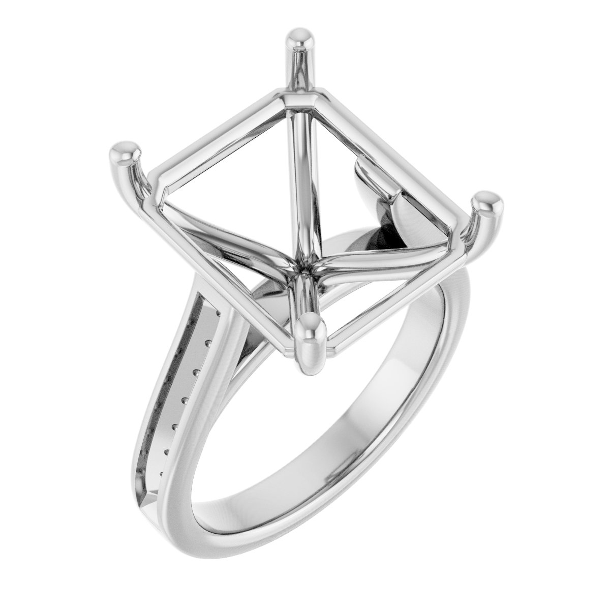 Accented Engagement Ring