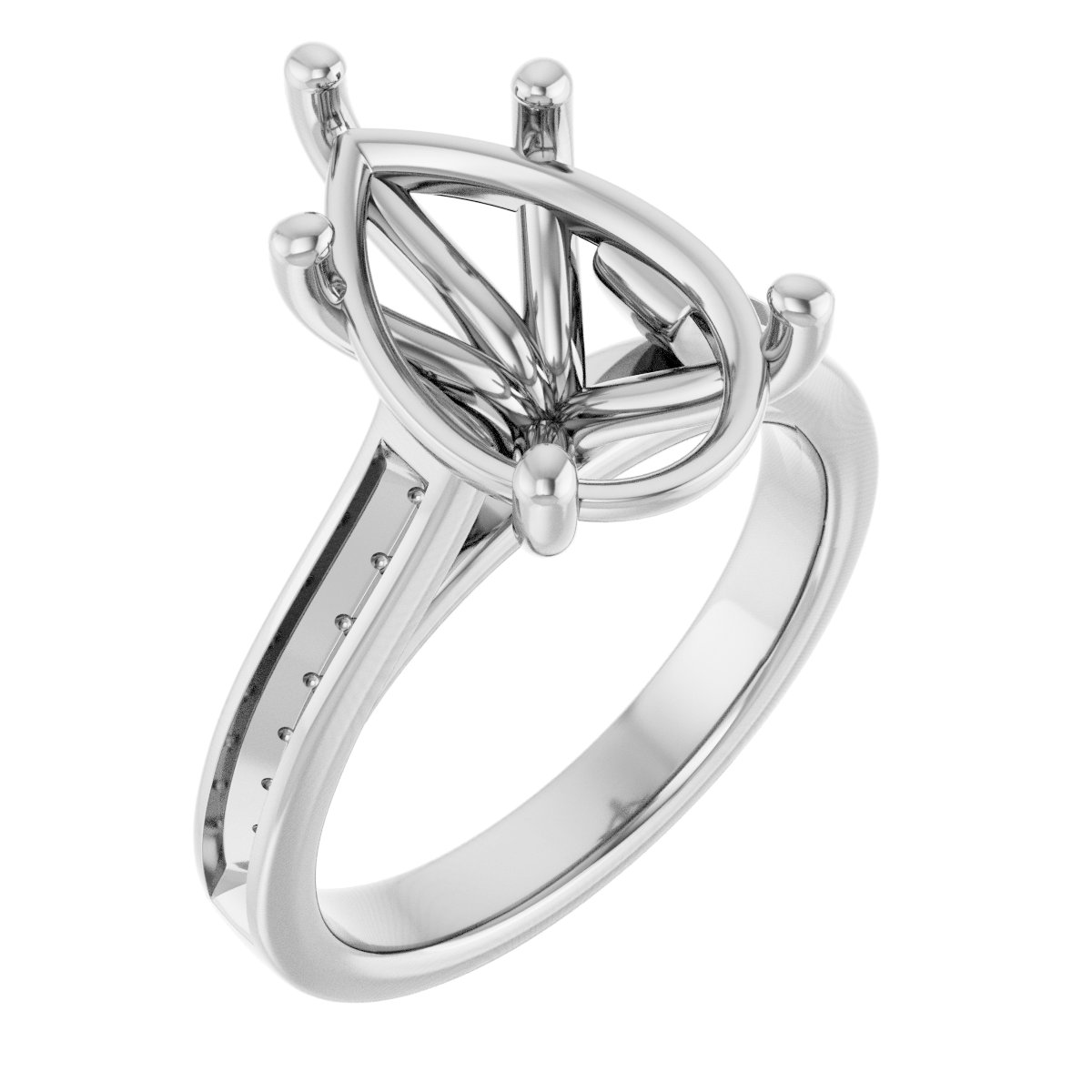 Accented Engagement Ring