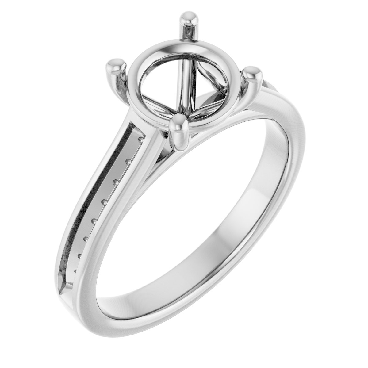 Accented Engagement Ring