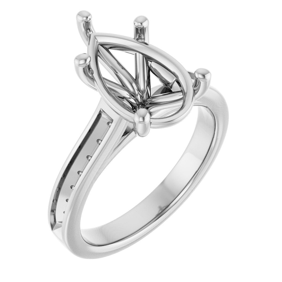 Accented Engagement Ring
