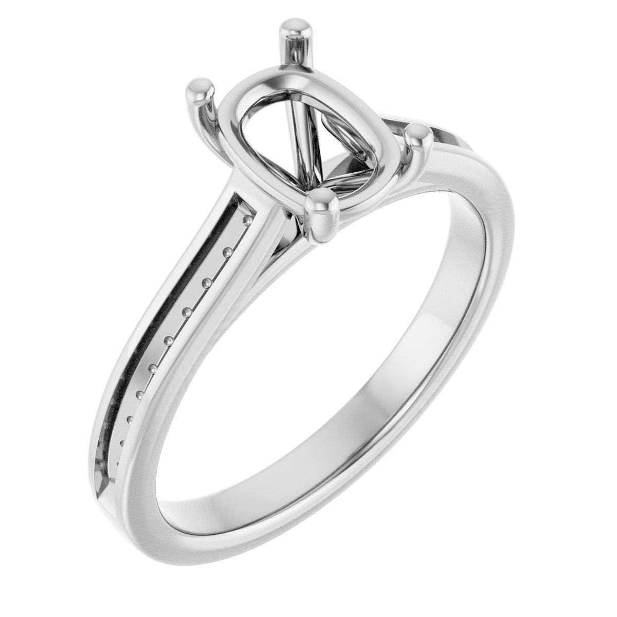 Accented Engagement Ring