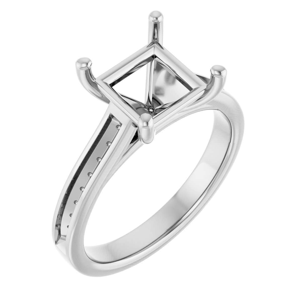 Accented Engagement Ring