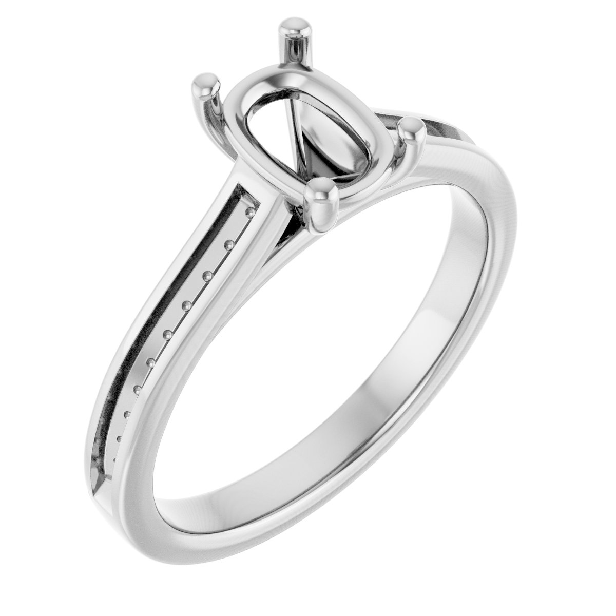 Accented Engagement Ring