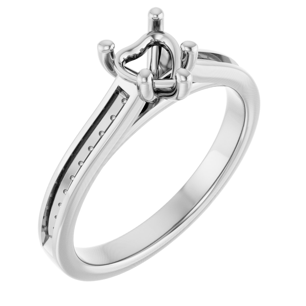 Accented Engagement Ring