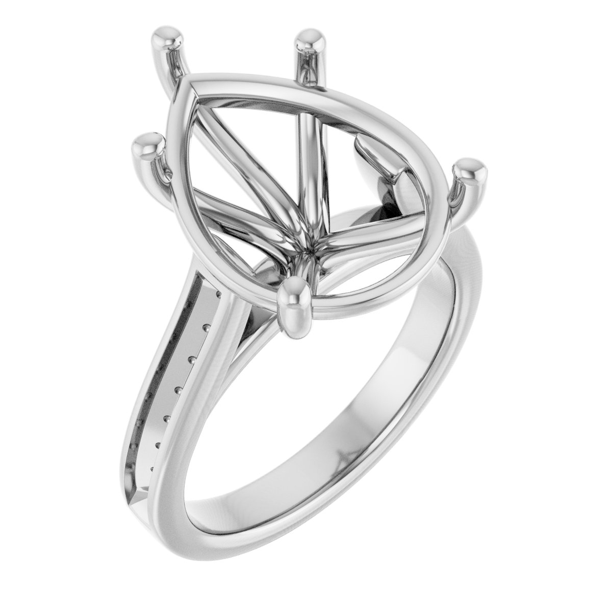 Accented Engagement Ring