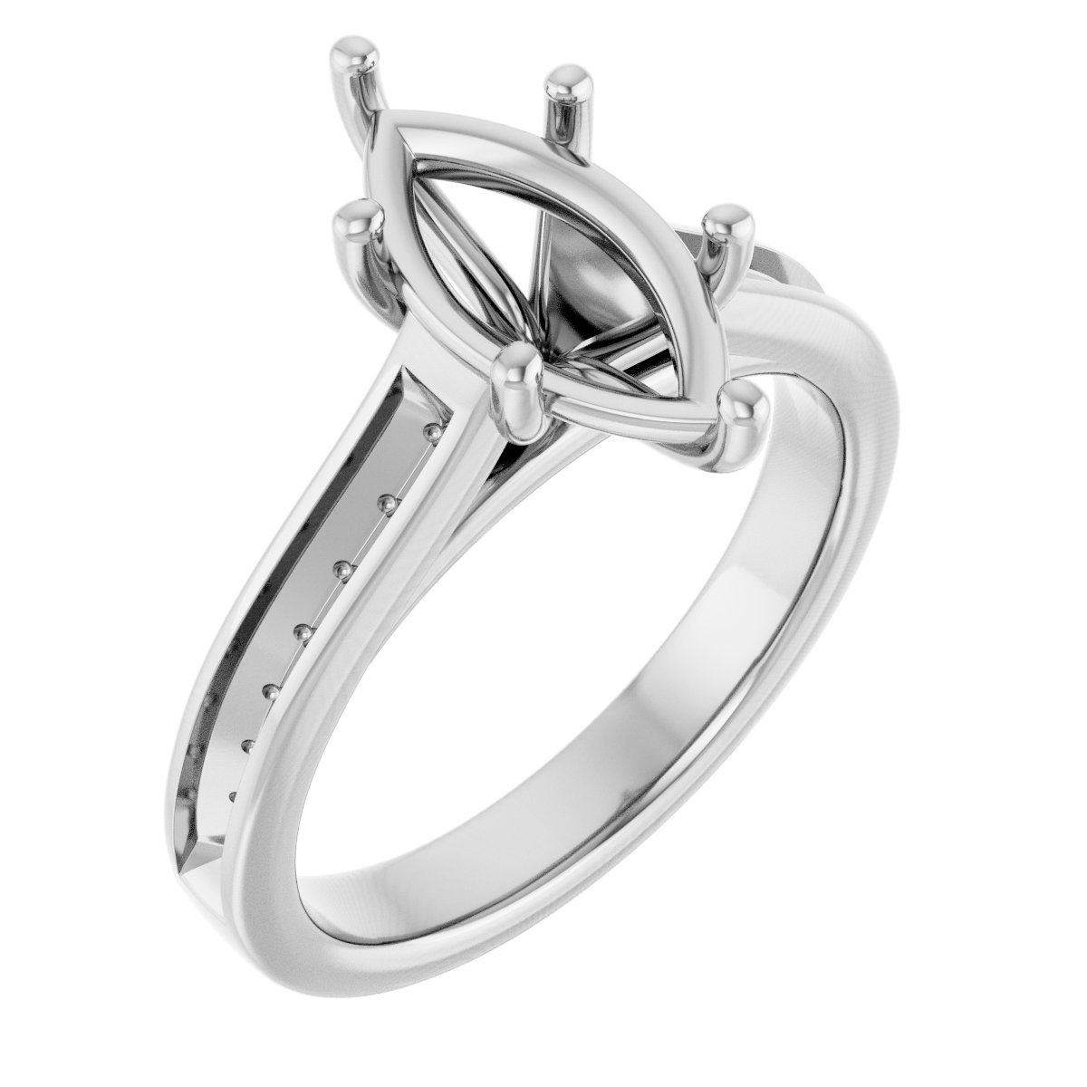 Accented Engagement Ring