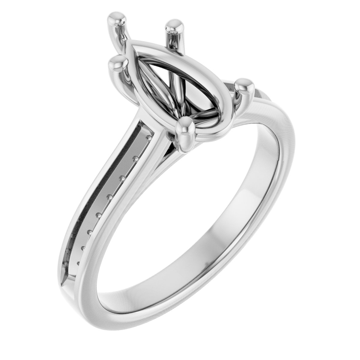 Accented Engagement Ring