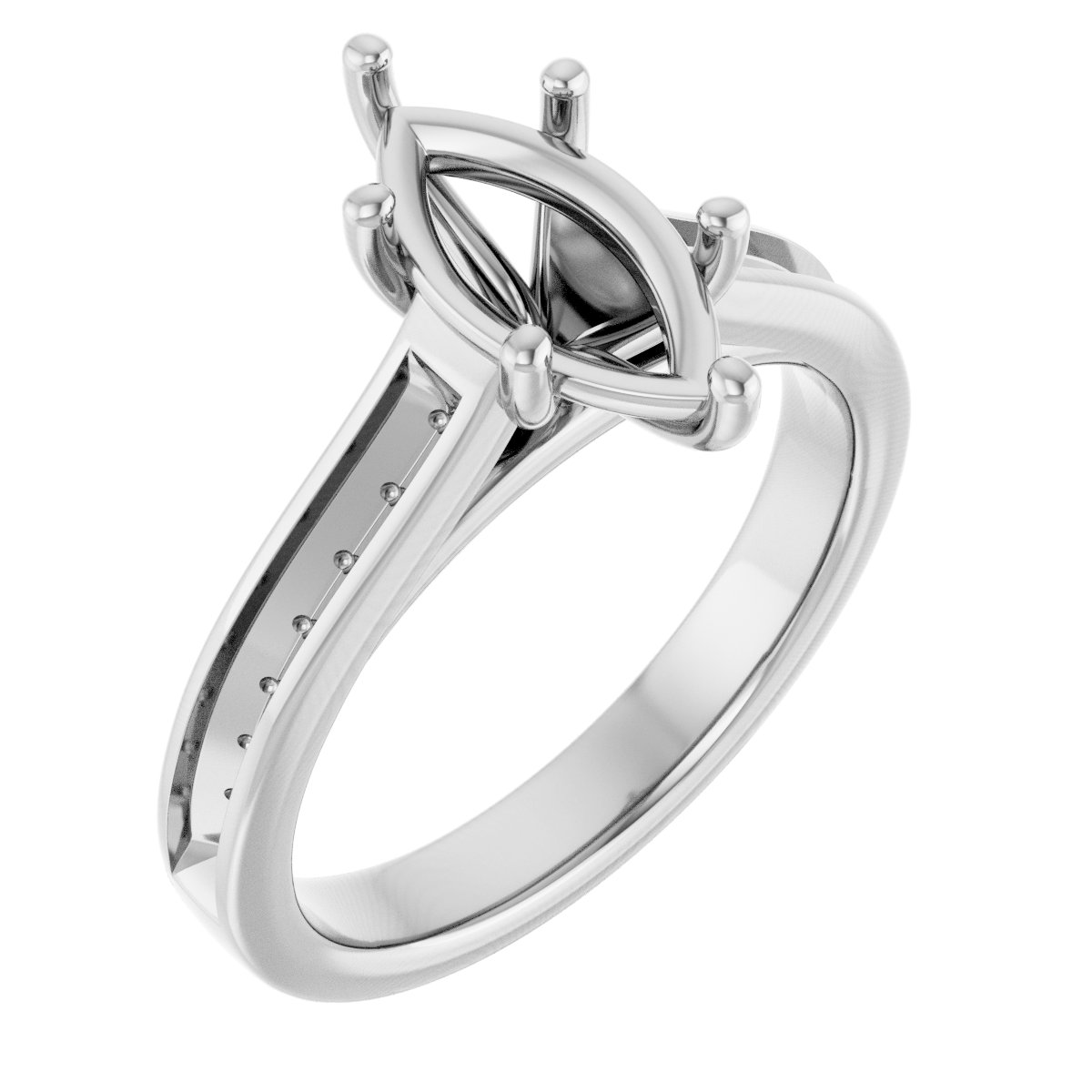 Accented Engagement Ring