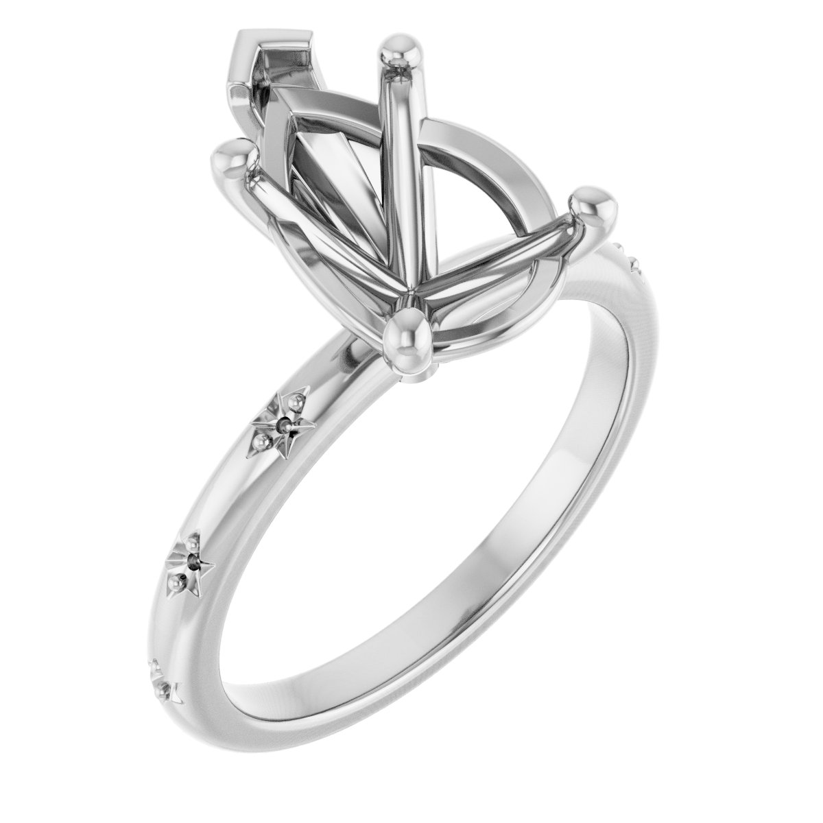 Accented Engagement Ring