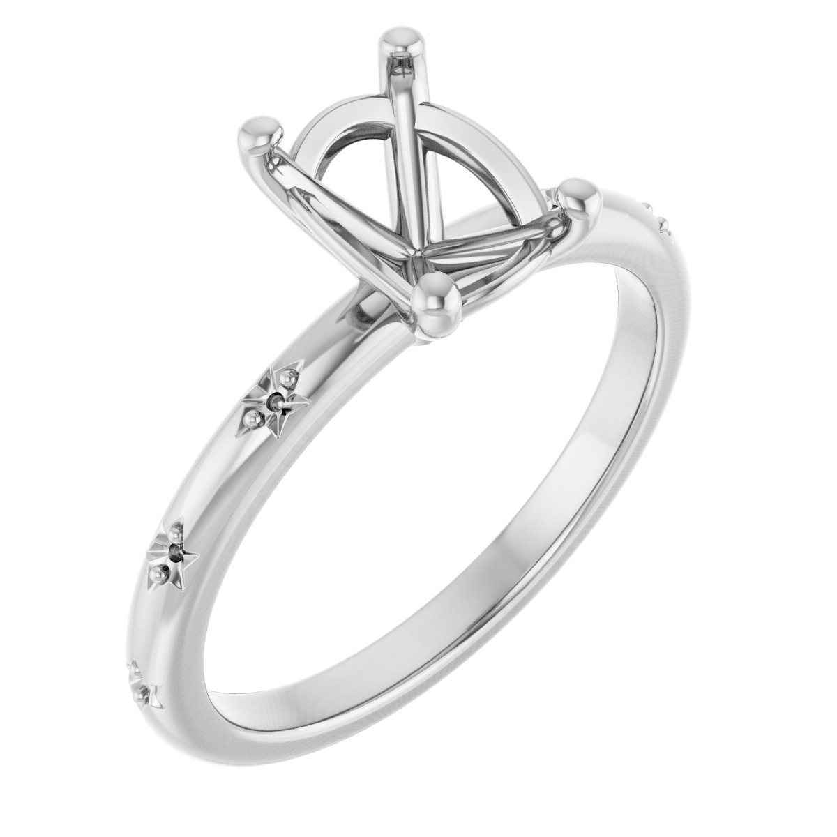 Accented Engagement Ring