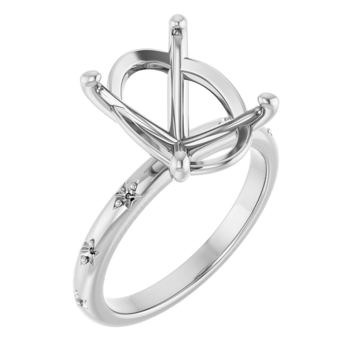 Accented Engagement Ring