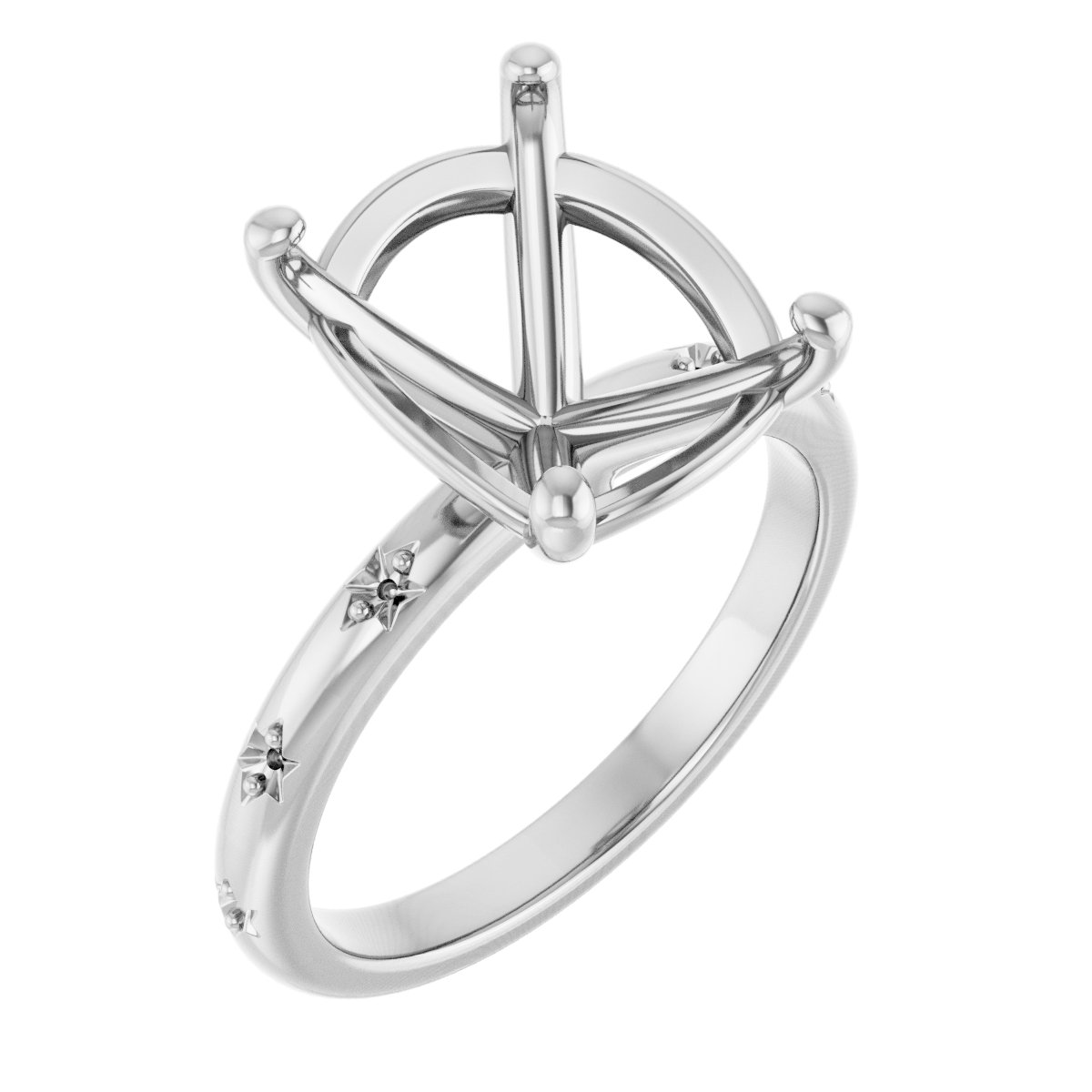 Accented Engagement Ring