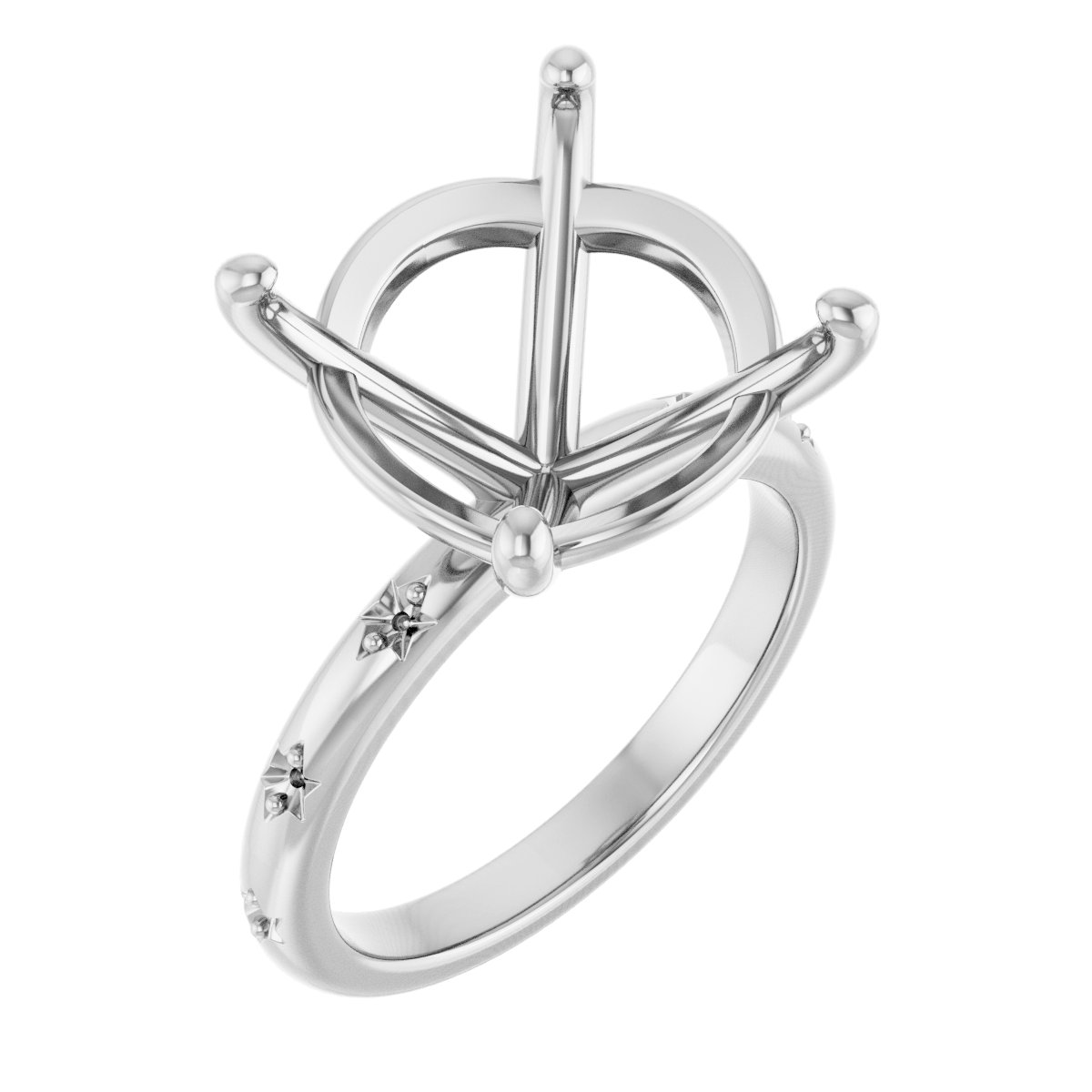 Accented Engagement Ring