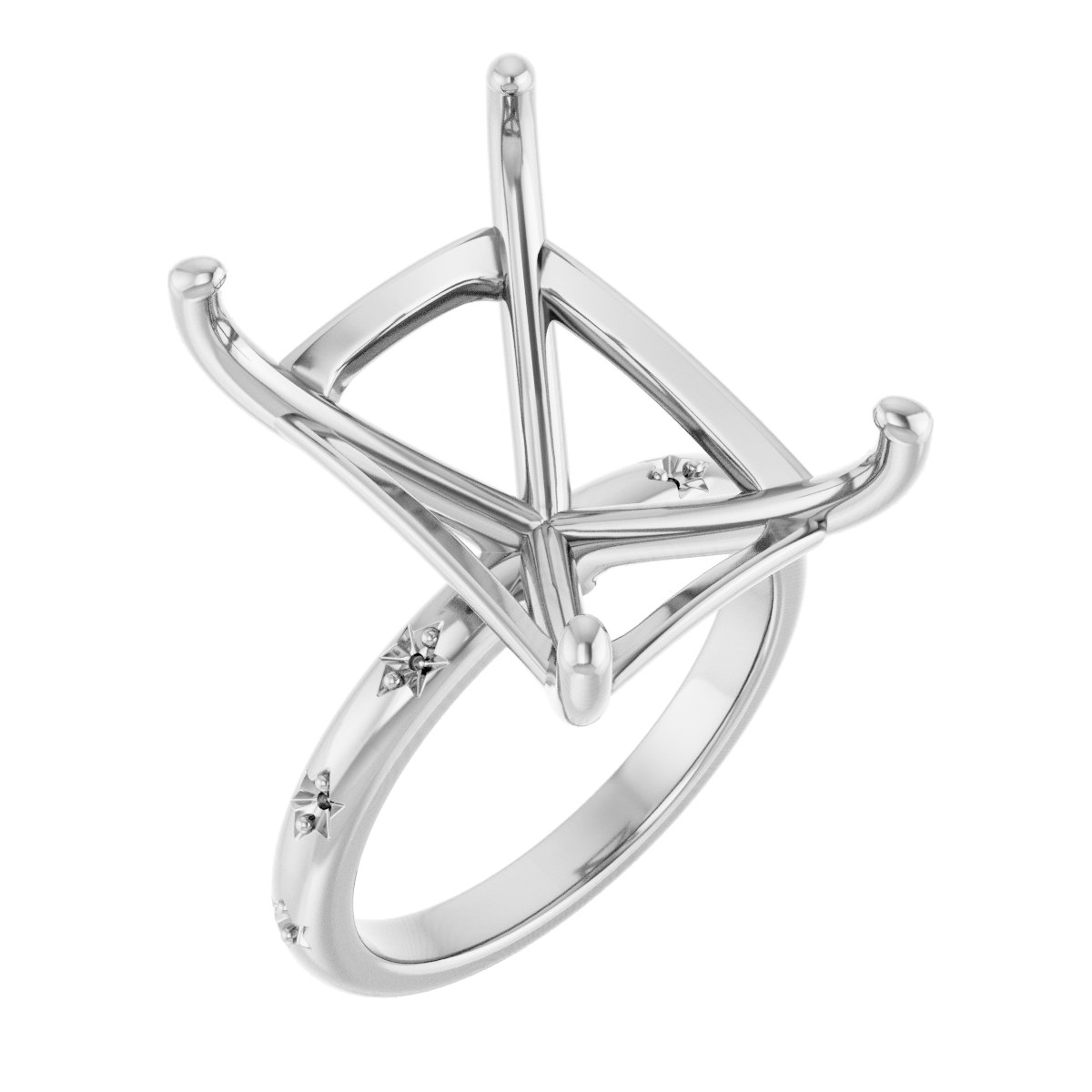 Accented Engagement Ring