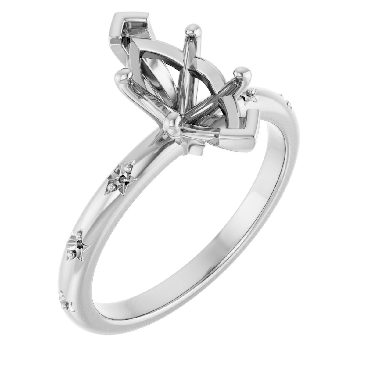 Accented Engagement Ring