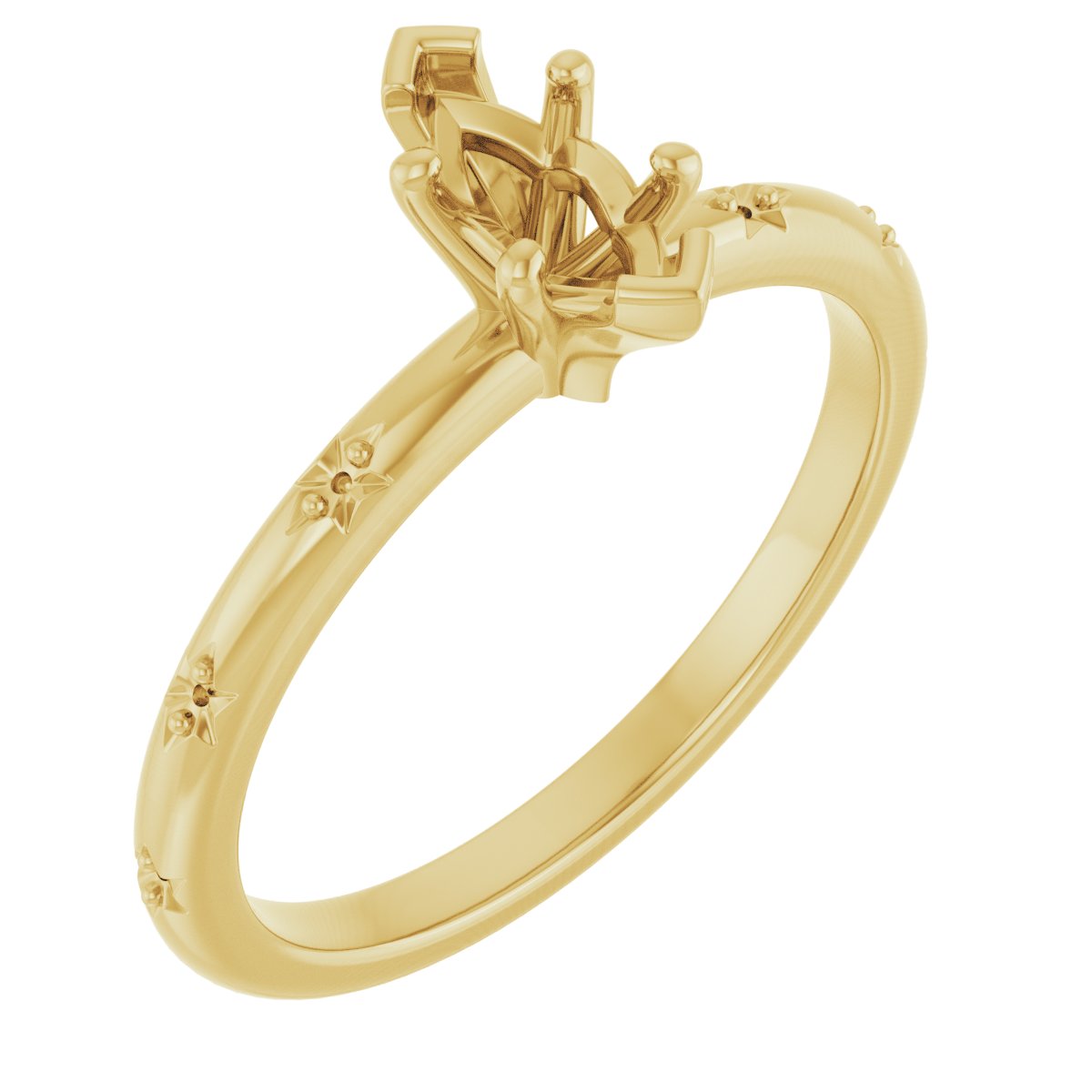 Accented Engagement Ring