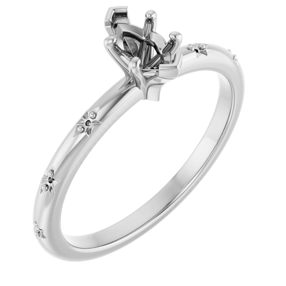 Accented Engagement Ring