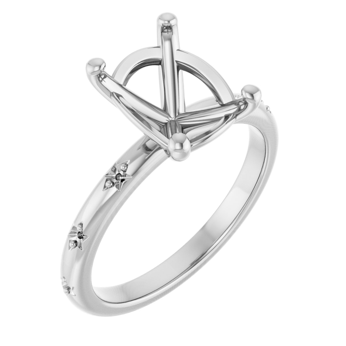 Accented Engagement Ring