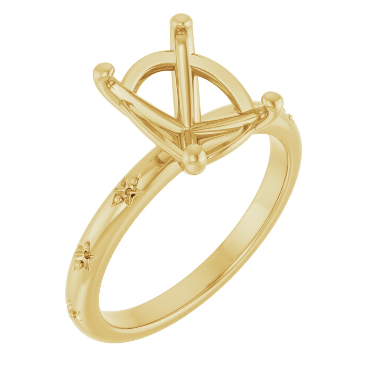 Accented Engagement Ring