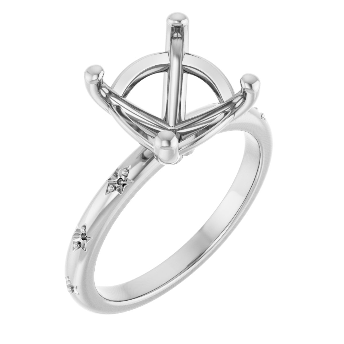Accented Engagement Ring