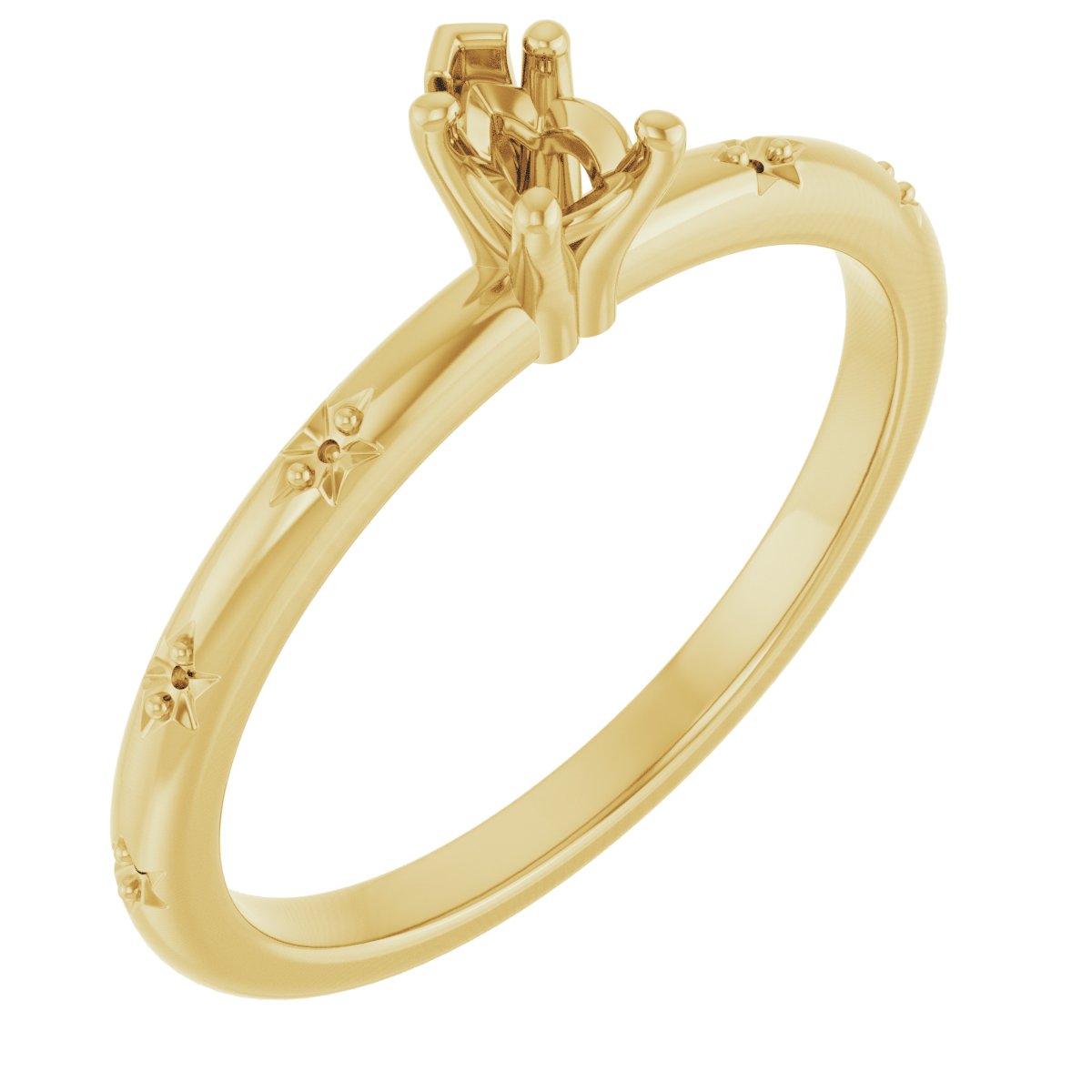 Accented Engagement Ring