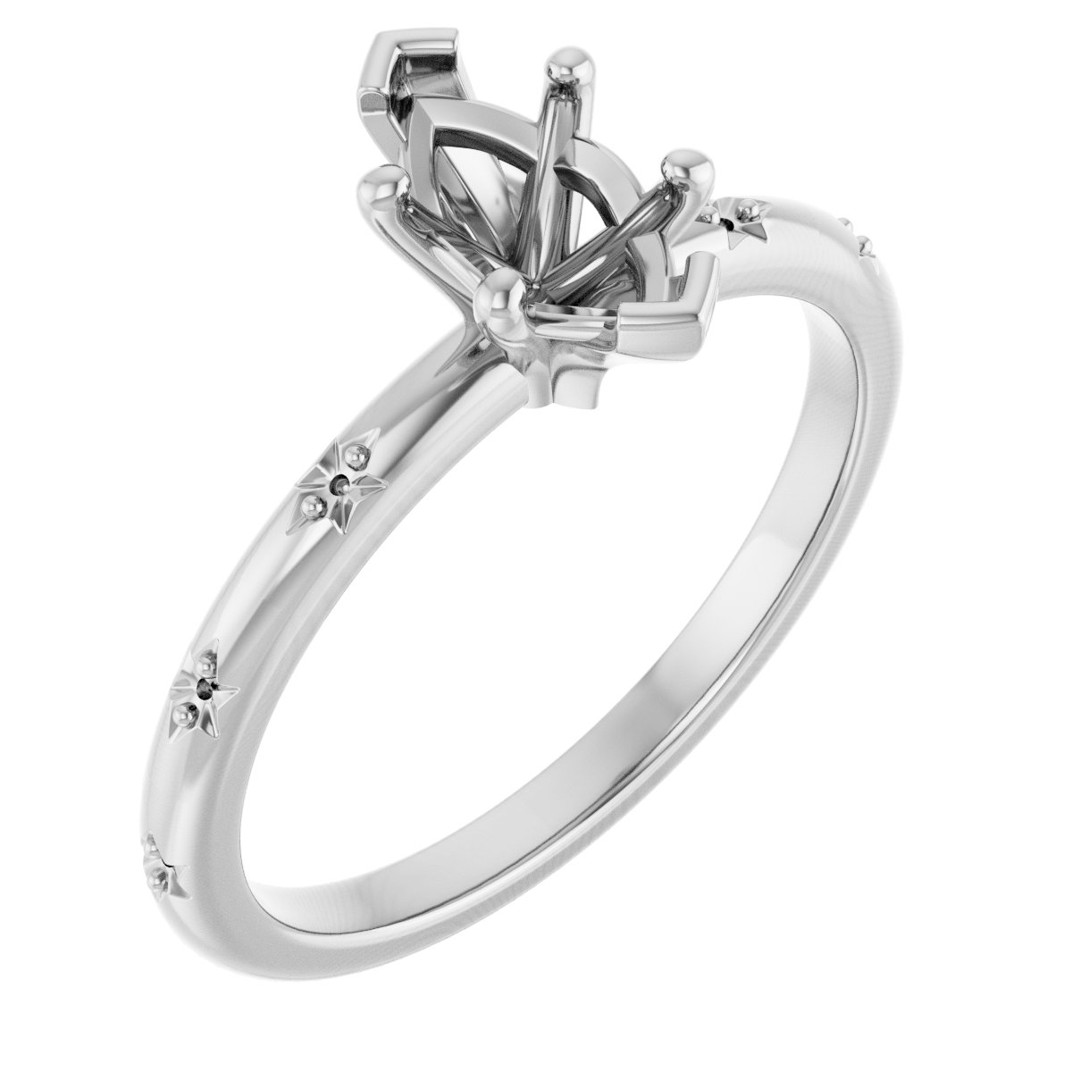 Accented Engagement Ring