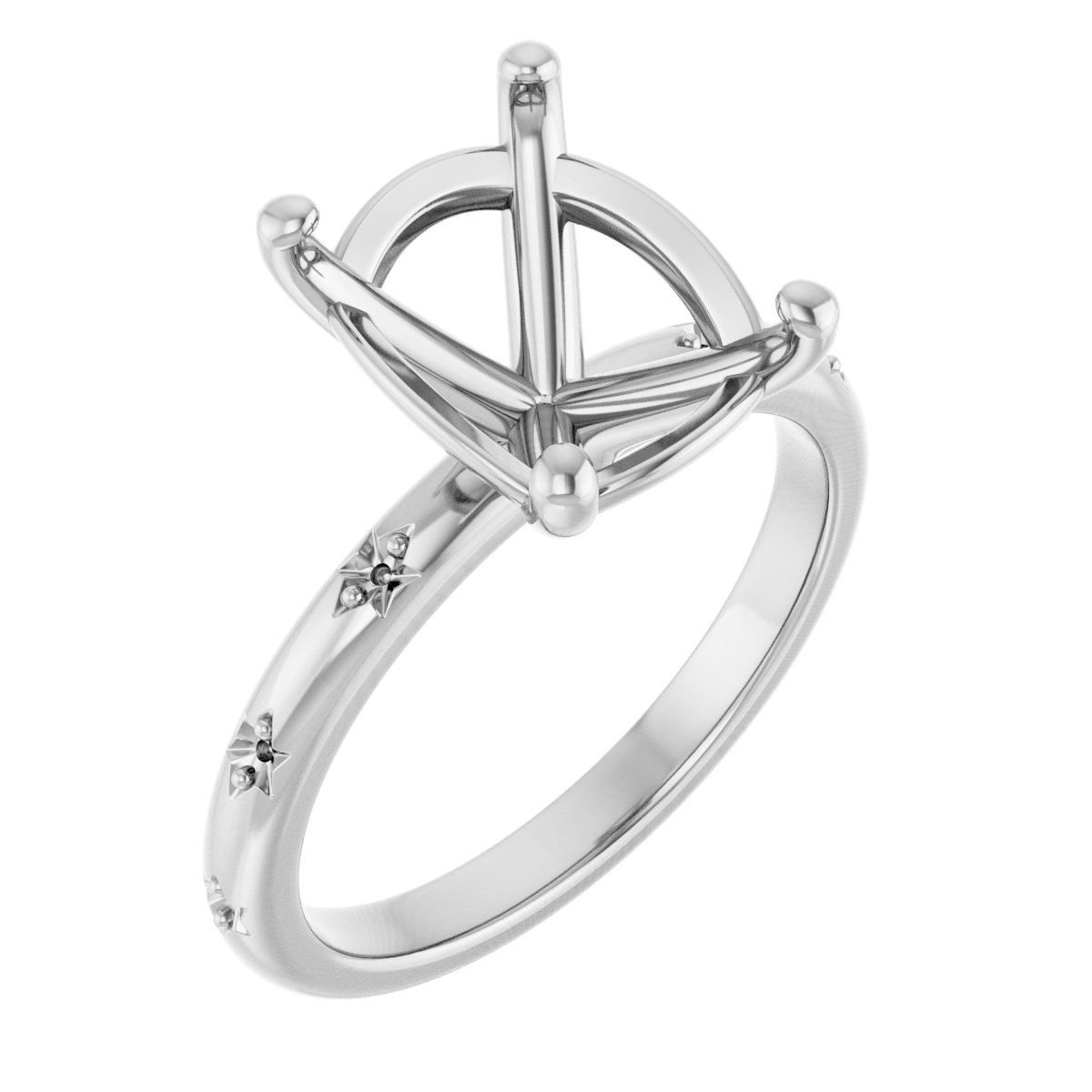 Accented Engagement Ring