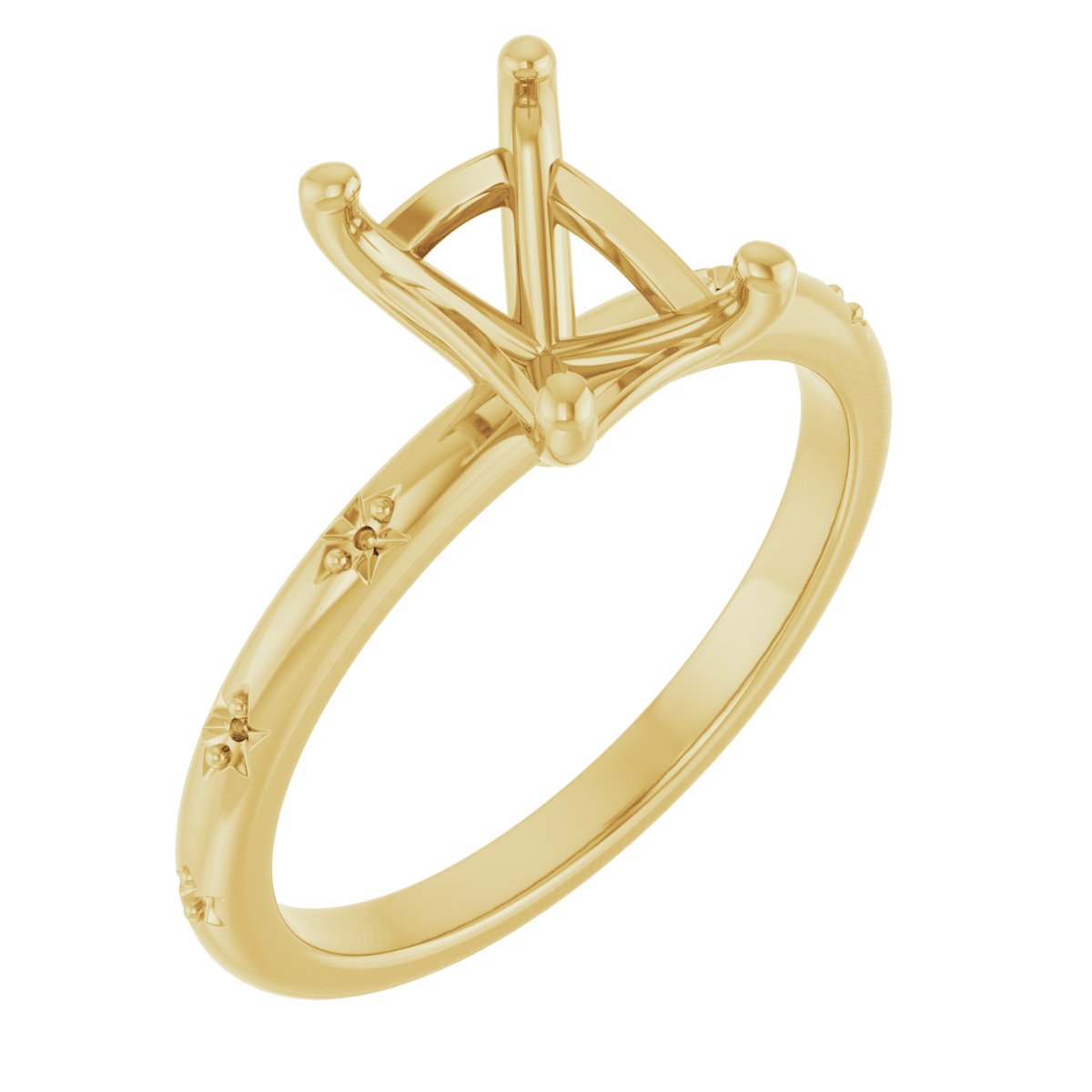 Accented Engagement Ring