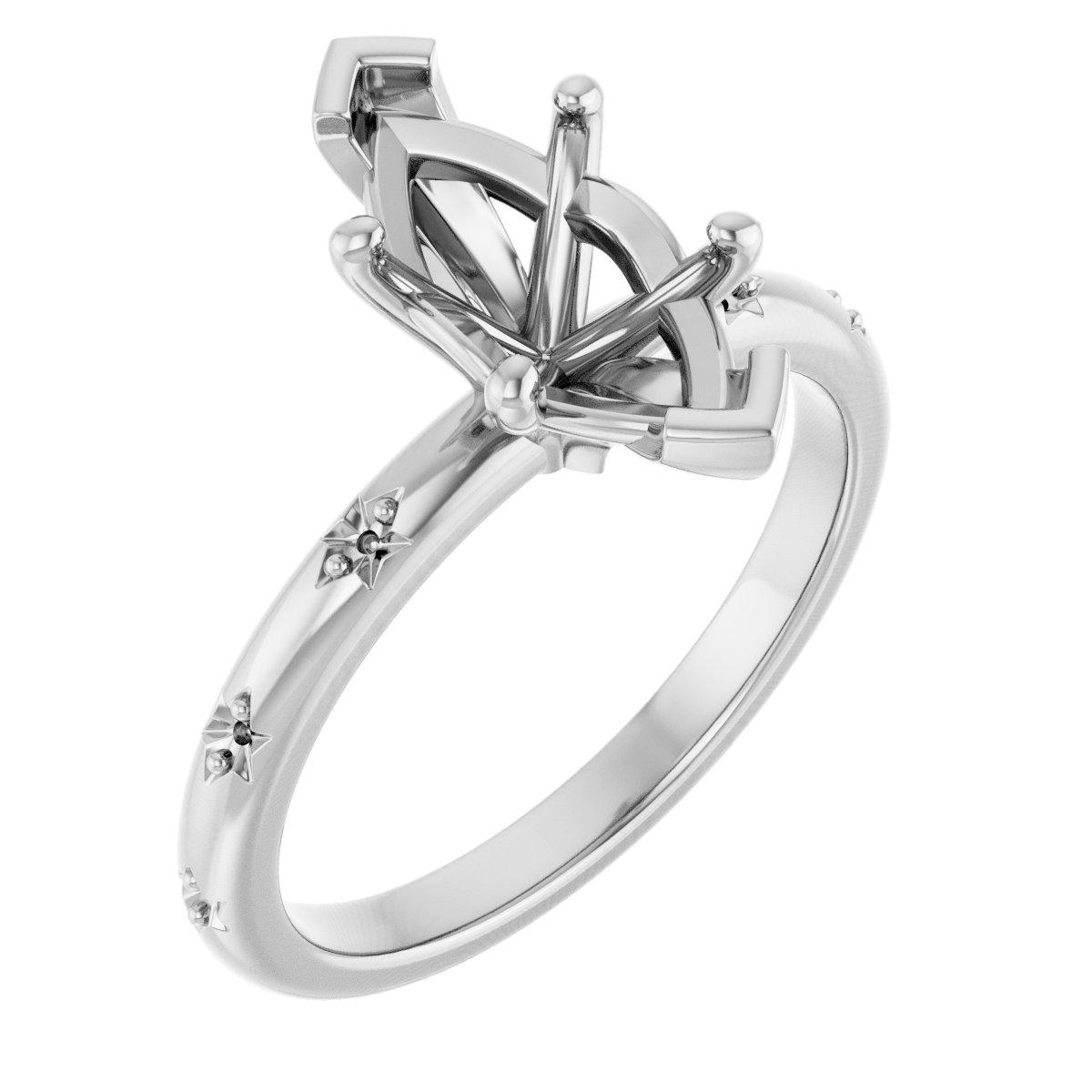 Accented Engagement Ring