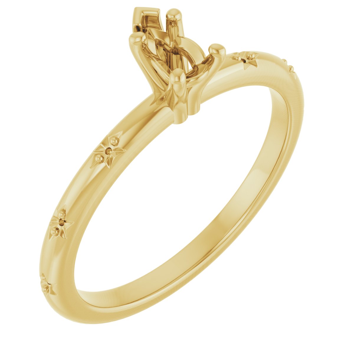 Accented Engagement Ring