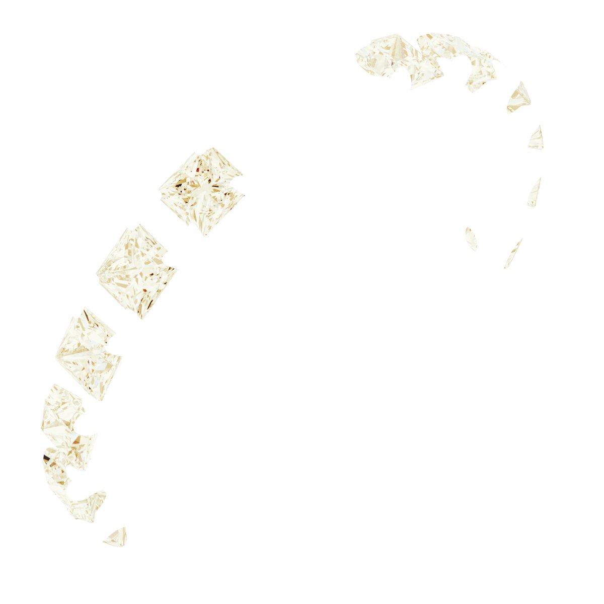French-Set Open Shank for 4-Prong Setting