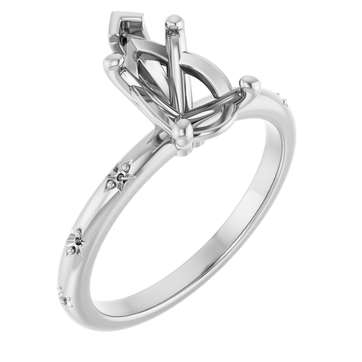 Accented Engagement Ring