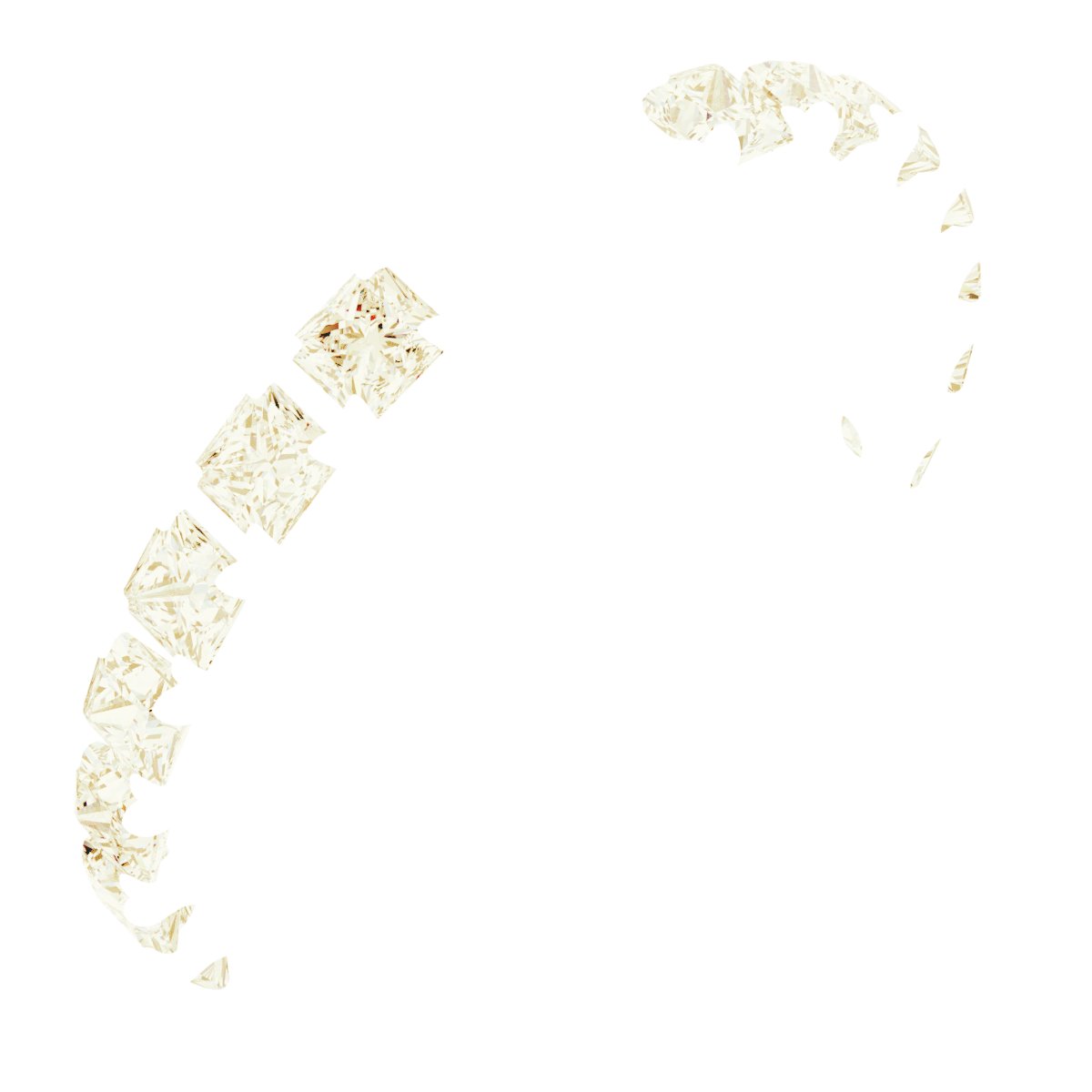 French-Set Open Shank for 4-Prong Setting