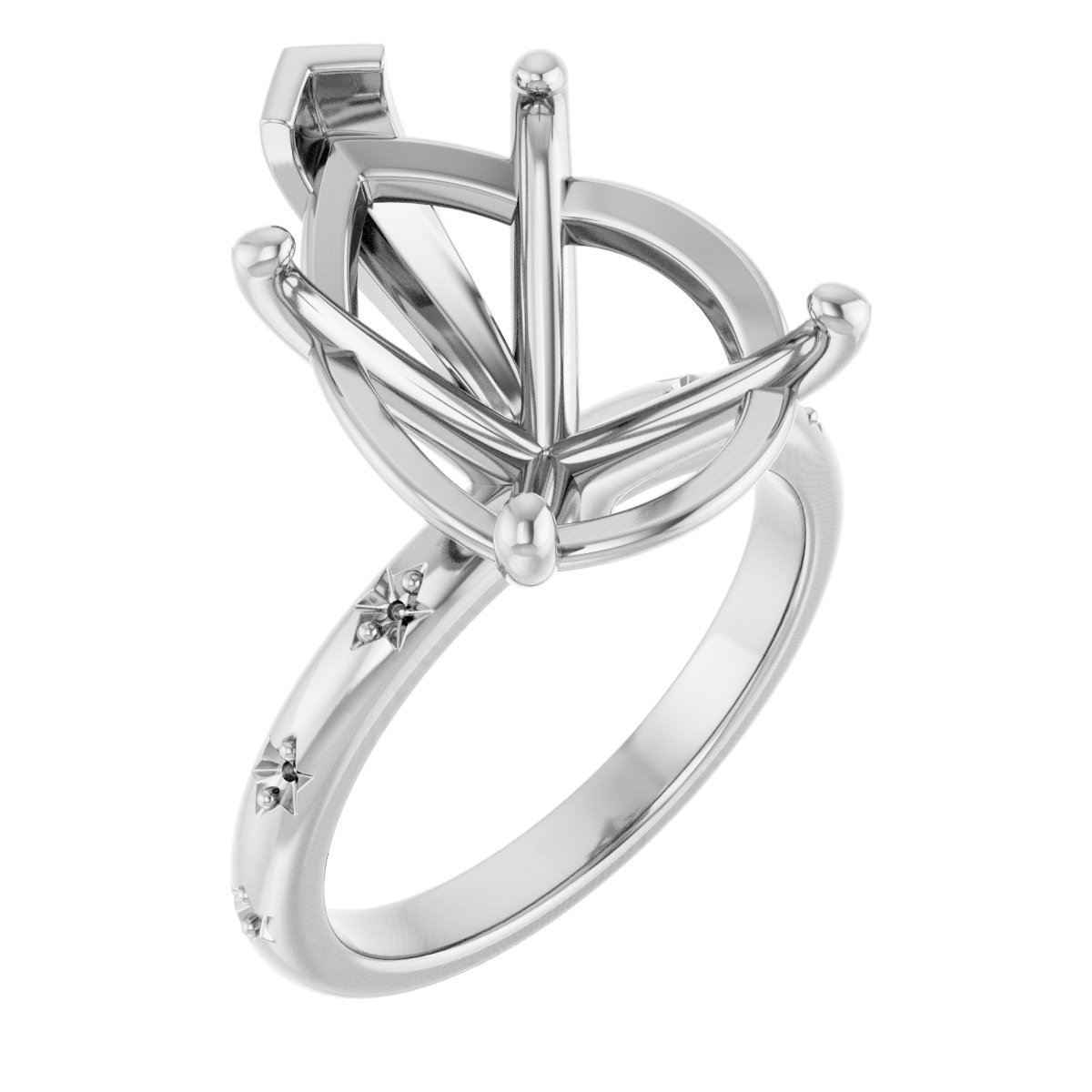 Accented Engagement Ring