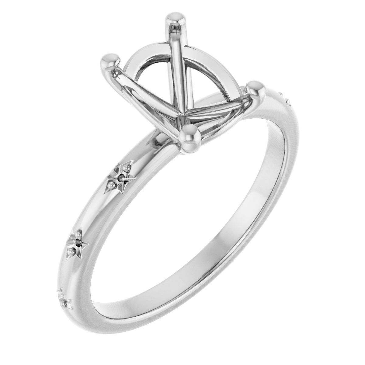 Accented Engagement Ring