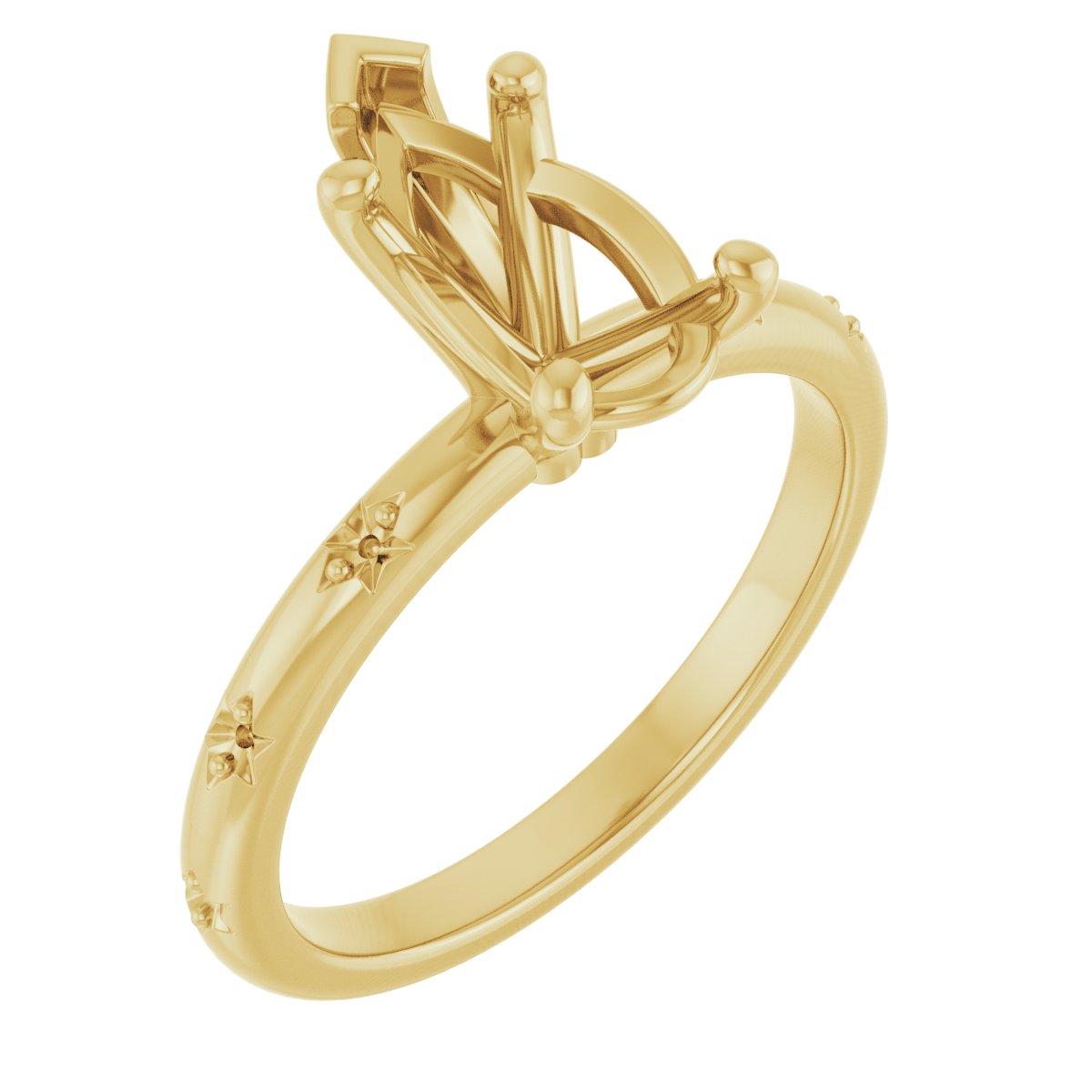 Accented Engagement Ring